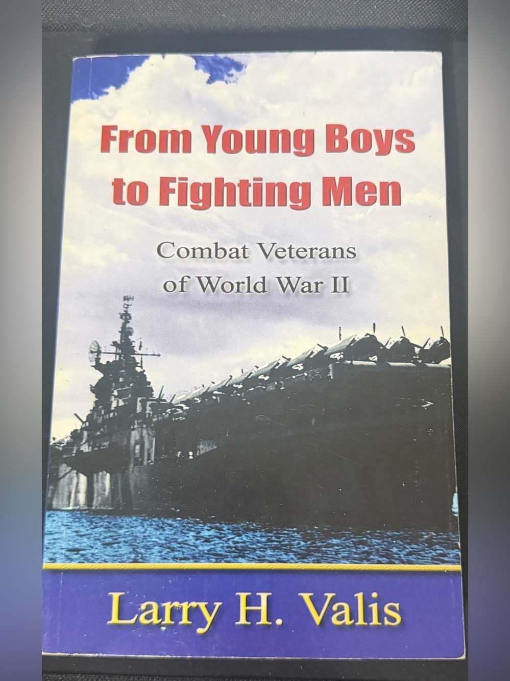 From Young Boys to Fighting Men by Larry H. Valis - Blue Cover Paperback - Picture 1 of 3